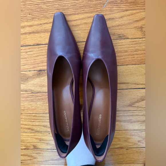 Reformation Brown Heels Elegant Design - Picture 1 of 3
